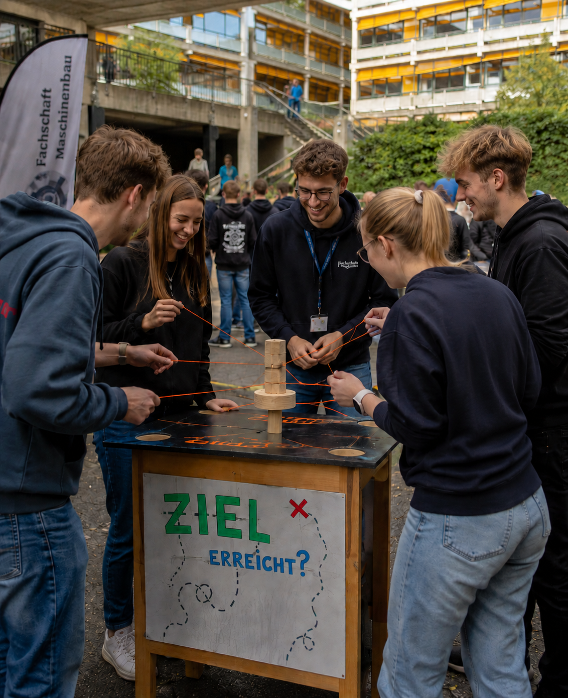 Foto: Team an einer Station
